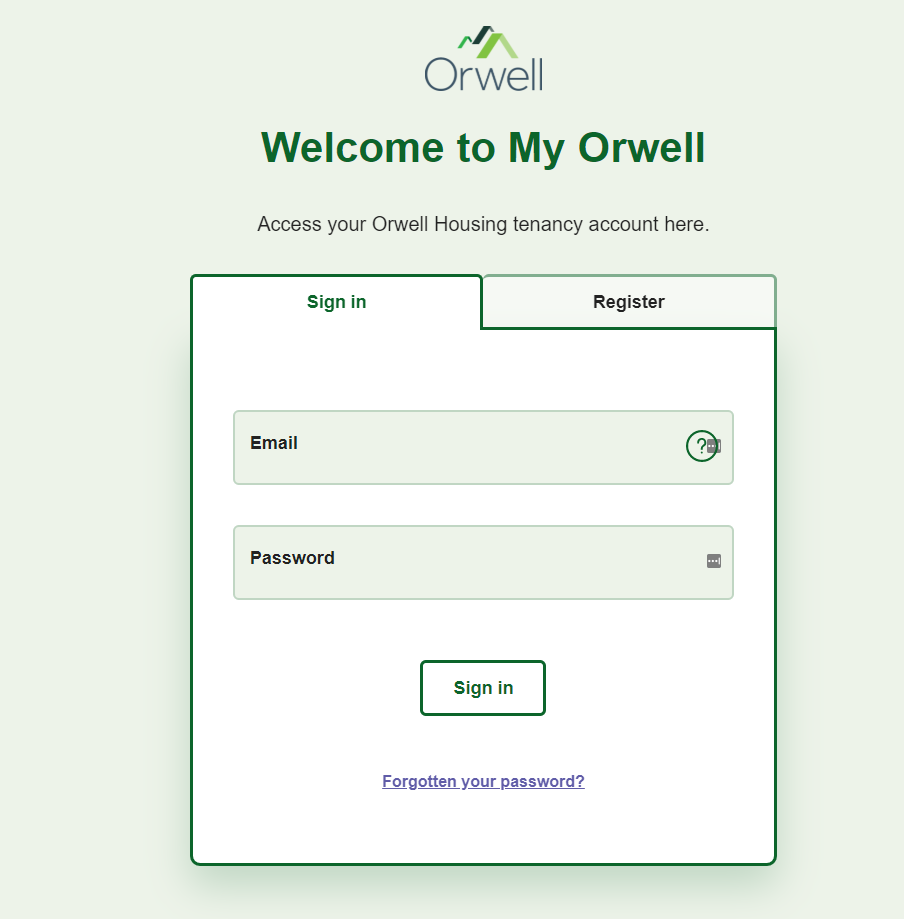 My Orwell login