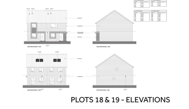 Plots 18 & 19 Elevations Plots 18 & 19 Elevations