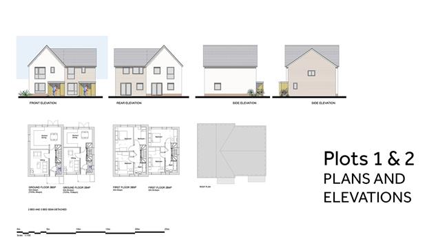 PA 20 01 PLOTS 1 And 2 PLANS AND ELEVATIONS PA 20 01 PLOTS 1 And 2 PLANS AND ELEVATIONS