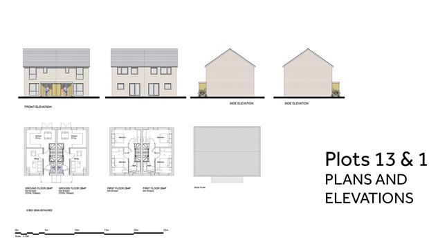 PA 20 05 PLOTS 13 And 14 PLANS AND ELEVATIONS PA 20 05 PLOTS 13 And 14 PLANS AND ELEVATIONS
