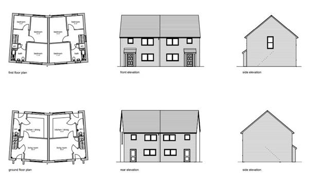 Plans And Elevations Plots 12 & 13 Plans And Elevations Plots 12 & 13